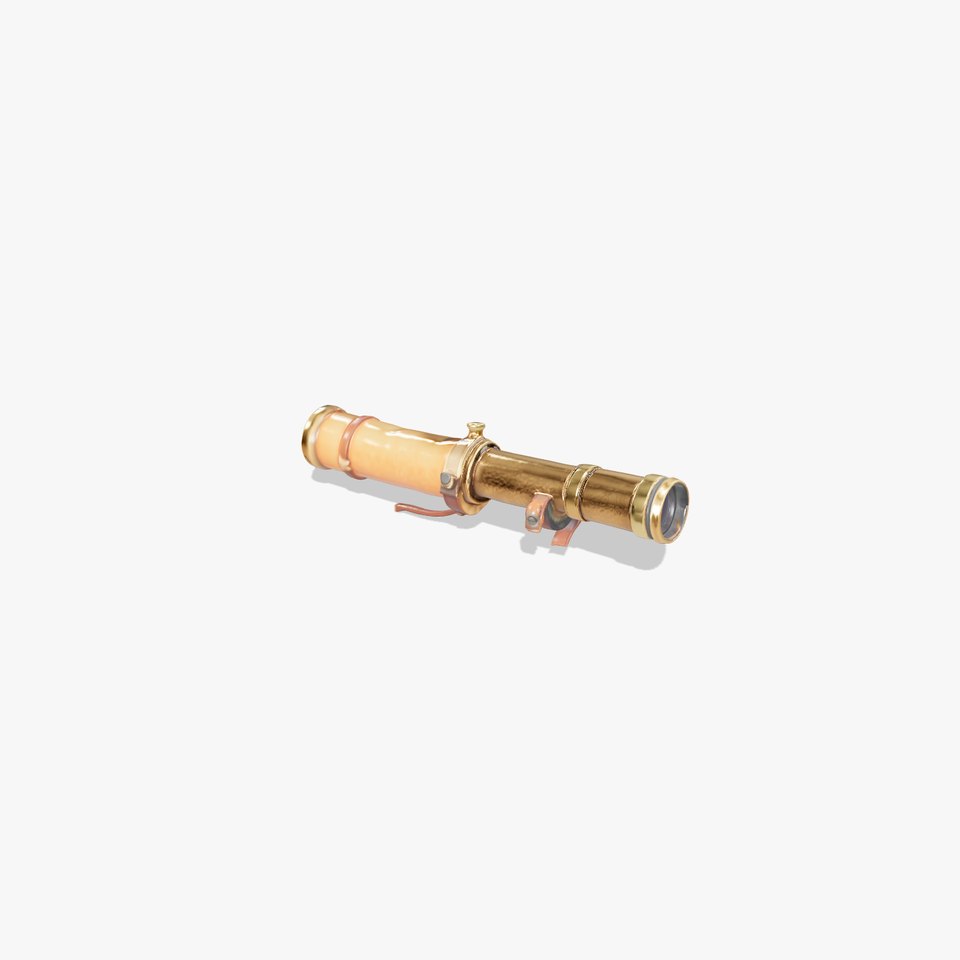 Antique Brass Telescope model pack